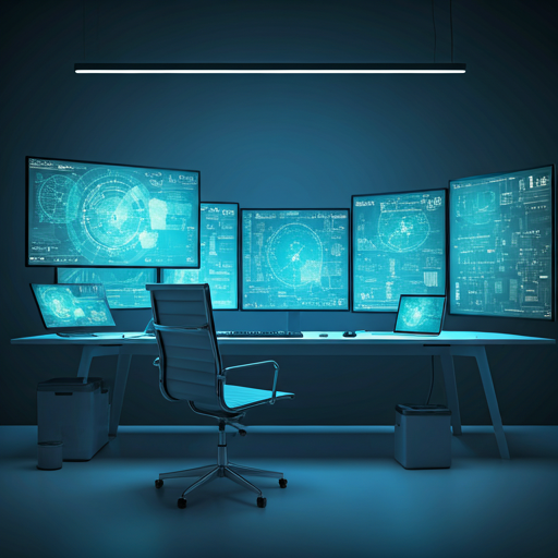 Minimalist architectural structure with blue sky